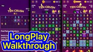 Ten Crush Puzzle game LongPlay Walkthrough