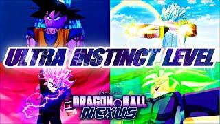 Ultra Instinct Level Characters [Dragon Ball Nexus]