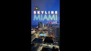  LIVE: 4K Miami Skyline. Cars, Trains, People, Planes, Birds, Helicopters @CityViewPoint #shorts