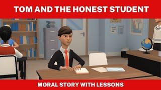Tom and the Honest Student | Fun School Adventures for Kids | Moral Story in English #kidsstories