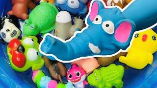 Learn names of Sea Animals for kids, Zoo and wild animals and Farm Animals for toddlers, animal toys