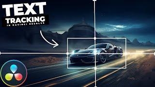 How To Track MOTION With TEXT In DaVinci Resolve
