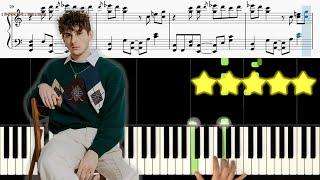 JVKE - Golden hour 《Piano Tutorial》 ⭐⭐⭐⭐⭐