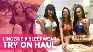 Girls Night In: Wicked Weasel Sleepwear & Lingerie Try On Haul Video