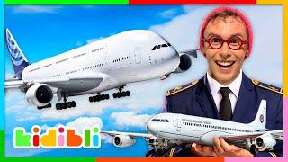 Let's learn about Airplanes! | Educational Videos for Kids | Kidibli