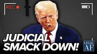 Trump GETS TORCHED by FED UP Judge in FIRST TRIAL