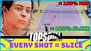 Winning TopSpin 2K25 Matches With Only Slices...