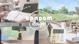 ️random procrastinating days with me | study with me, fangirling (svt) + food & haul (philippines)