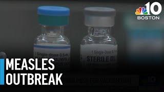 What's the risk of a measles outbreak in Massachusetts?