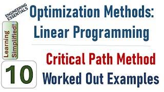 CPM | Critical Path Method | Master Optimization in Linear Programming