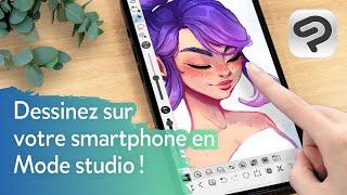 Dessinez sur votre smartphone ! Mode studio de CLIP STUDIO PAINT