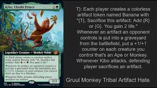 Kibo, Uktabi Price Ape Tribal EDH / Commander Artifact Destruction