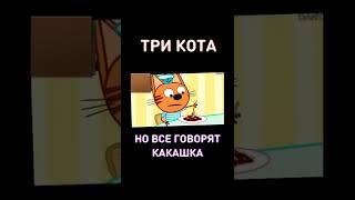 три кота но все говорят какашка даже три кота их мама зостовляит ыесты какашку