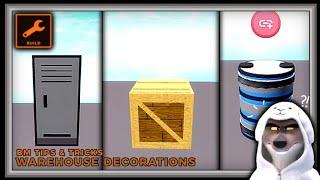  | Piggy Build Mode - WAREHOUSE DECORATIONS (Bm Tips & Tricks) • AMAZING TIPS FOR U MAPS!!