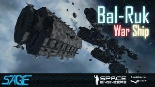 Space Engineers, Warship, Bal-Ruk (4k, 60fps)