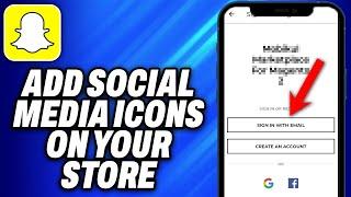 How To Add Social Media Icons on your Shopify Store (2024) - Easy Fix