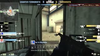 1 vs 4 de_nuke, clutch round 1 vs 2