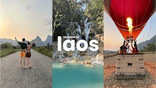 LAOS VLOG | SLOW BOAT, LUANG PRABANG & VANG VIENG