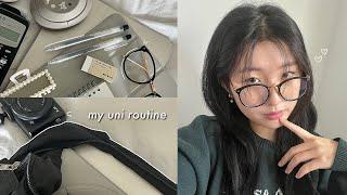 my simple skincare + natural daily makeup routine | what's in my backpack (ft. moody lenses)  ️