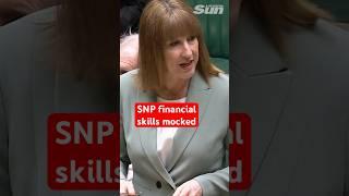 SNP financial skills mocked by Rachel Reeves