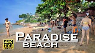 Paradise Beach Walk Pattaya Phra Tamnak  4K 60fps HDR Dolby Atmos  Walking Tour  Thailand 