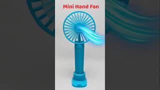 Mini USB Rechargeable Hand Fan Unboxing & Test Video #Shorts #electronic