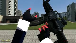 Все анимации перезарядки оружия игры Counter-Strike: Source в Garry's Mod