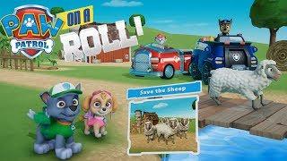 Paw Patrol on a Roll прохождение #2 Щенячий Патруль Скай и Рокки спасают Овечек