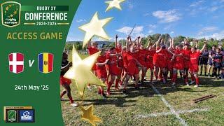 DENMARK v MOLDOVA - RUGBY EUROPE CONFERENCE 2024/25 - PLAYOFF GAME