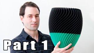 Designing a 3D Printed Parametric Twist Vase - Part 1 3ds Max and Simplify3D