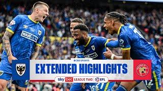 AFC Wimbledon vs. Walsall Extended Highlights | EFL League Two | CBS Sports Golazo
