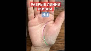 Линия жизни #palmistry #хиромантия #shorts  #short