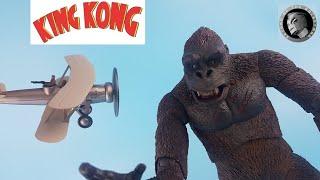 neca King Kong concrete jungle action figure unboxing review