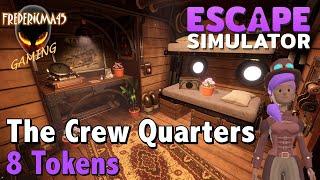 Escape Simulator : THE CREW QUARTERS Steampunk DLC / 8 Tokens Location