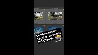 Create an awesome PANORAMA  How to stitch photos together