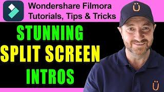 Create a stunning SPLIT SCREEN INTRO in Filmora | Easy Tutorial