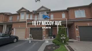 Updated Freehold Townhouse For Sale - 1817 McCoy Ave. Burlington, ON - Priced at $899,900