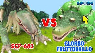 SCP-682 vs Glorbo Fruttodrillo | Scary Titan vs Brainrot Animal [S1E6] | SPORE