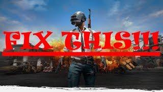 FIX THIS!!! Playerunknown's Battlegrounds PUBG Lags