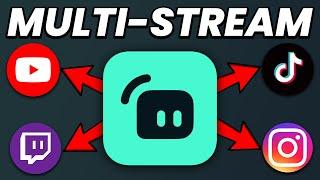 How to Multi-Stream on Streamlabs for FREE (Twitch, YouTube, TikTok)