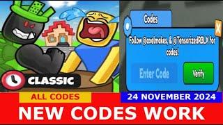 *NEW CODES* [CLASSIC UPDATE] Arm Wrestle Simulator ROBLOX | ALL CODES | NOVEMBER 24, 2024