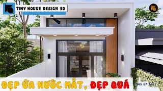  Tôi chưa từng thấy căn NHÀ CẤP 4 MÁI BẰNG nào ĐẸP thế này | Tiny house design