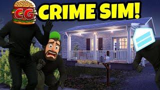 We Became Criminals and Robbed the Whole Neighborhood! (Crime Simulator)