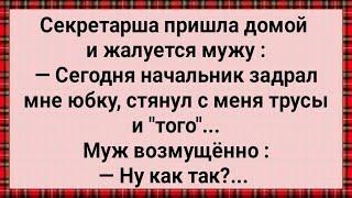 Как Секретарша Все Мужу Рассказала! Сборник Свежих Анекдотов! Юмор!