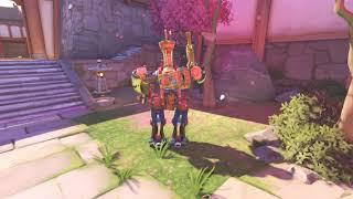 Bastion's Dance Emote With Pirate Ship Skin in-game (PS5)