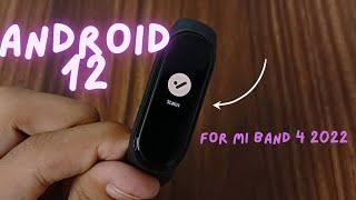 Android 12 theme for mi band 4| custom firmware | exclusively on themistic