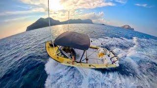 Hawaii Marlin Fishing! Bottom fishing for Hawaiian reef fish! Humpback Whales swim to the Boat!!!