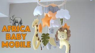 African Safari Baby Mobile // African Nursery Decoration