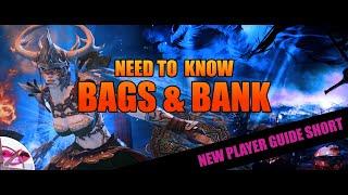 Guild Wars 2 New Player Guide 2022 Short | Bags & Bank Tips and Tricks