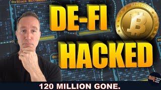 ANOTHER DE-FI HACKED FOR 120 MILLION. CARDANO PASSES 20M TX.